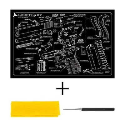 GUN Glock Cleaning Mat &Metal Disassembly Punch Tool & Silicone Cleaning Cloth – Combo - $13.99  (Free S/H over $25)