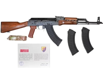 Pioneer Arms Forged AK-47 Laminated Limited Edition 400 Unit Run Pomeranian Military District Rifle 7.62x39 S/A Sling 3-30 Rd Mags Polish Mfg - $699.99