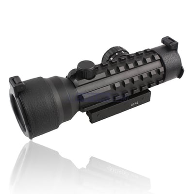 2x42 Reflex Laser Sight Rifle Scope, Red & Green Laser Configurable - $39.99 + Free Shipping