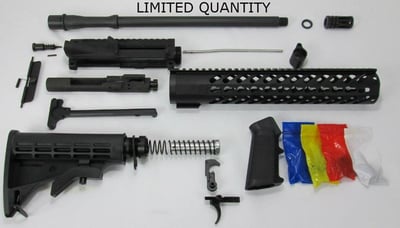 16" 300 AAC Blackout Unassembled Complete Rifle Kit No Lower - $379.95