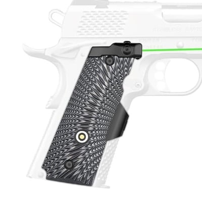 DARKFANG 1911 Laser Grip Full Size/ Compact with Ambi Safety Cut, Durable 1911 Laser Sight No Rail with Magnetic Charging (Gray) - $64.99 + FREE Shipping