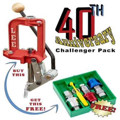 Challenger 40th Anniversary Pack with 223 Remington Breech Lock 3-Die Set - $83.99