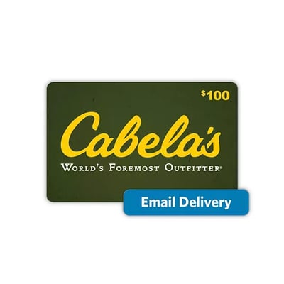 Cabela's / Bass Pro Email Delivery $100 Gift Card for $95.58 (Max 2 per membership)