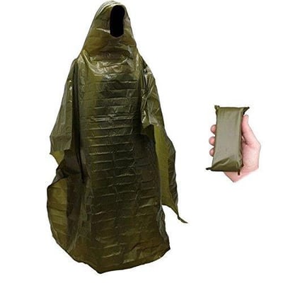 Lightweight Rain Gear Poncho Emergency Survival Cover Shelter Norwegian Military Surplus - $6.99 (Free S/H over $25)