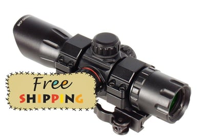 UTG DS3068 6.4-Inch ITA Red/Green Dot Sight with Integral QD Mount and Flip-open Lens Caps - $39.98 shipped (LD) (Free S/H over $25)