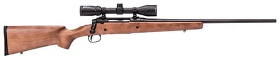 Savage Axis II XP Hardwood Stock .308 Win 22" Barrel 4-Rounds Bushnell 3-9x40mm Scope - $374.99 