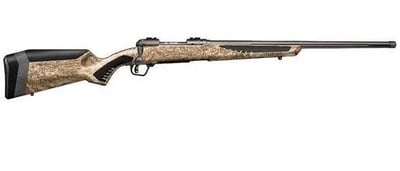Savage 110 Predator 22-250 Rem 4+1 24" Mossy Oak Terra Fixed AccuFit Stock Matte Black Right Hand - $726.69 