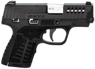 Savage Arms Stance MC9MS 9mm 3.2" Black 10rd 3Dot - $305.99