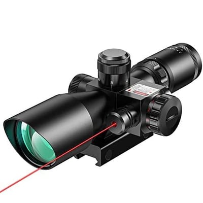 MidTen 2.5-10x40 Red Green Illuminated Mil-dot Tactical Rifle Scope with Red/Green Laser Combo Green Lens Color & 20mm Mounts - $31.49 w/code "IO6WKOEL" + 10% off Prime discount (Free S/H over $25)