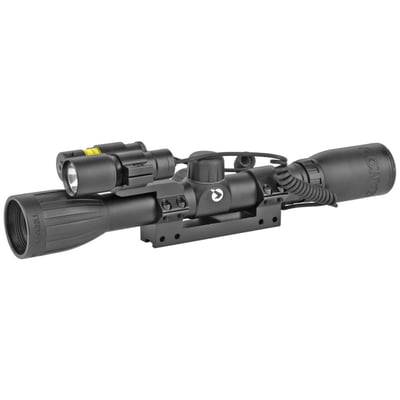 GAMO Varmint Hunter 4X32mm Air Rifle Scope W/ Light and Red Laser - $72.12 after code: GLASSBREAK12
