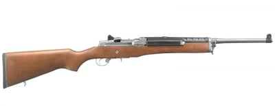 Ruger Mini Thirty Hardwood / Stainless 7.62x39 18.5-inch 5rd - $964.99 ($19.99 S/H on Firearms / $15.99 Flat Rate S/H on ammo)
