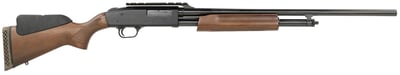 MOSSBERG 500 20 Gauge 3" 24" 5rd Pump Shotgun - Blue Wood Bantam Dual Comb Stock - $334.99 