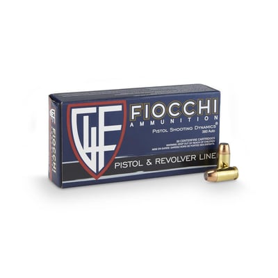 Fiocchi Shooting Dynamics, .380 ACP, JHP, 90 Grain, 50 Rounds - $23.08 (Buyer’s Club price shown - all club orders over $49 ship FREE)