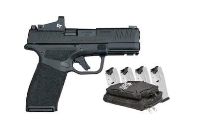 Springfield Armory Hellcat PRO 9mm 15rd Pistol w/Crimson Trace Red Dot, 5 Mags & Range Bag - Black - HCP9379BOSPCT-15 - $529  ($8.99 Flat Rate Shipping)