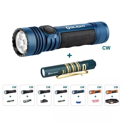 Olight Seeker 4 Pro High Power Flashlight Bundle from $98.99 (Free S/H over $49)