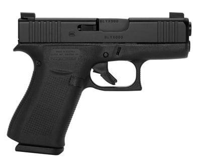 Glock 43X Pistol 9mm 3.41in 10rd Black - $447.58 (Free S/H on Firearms)