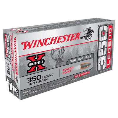 Winchester X3501 SuperX 350 Legend 180 GR Power Point 20 Rounds - $19.99