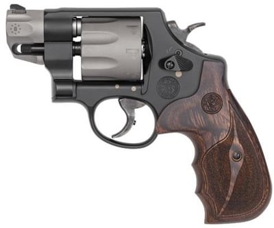 Smith & Wesson 327 Performance Center 357 Mag/38 Spl 2" Barrel 8rd Capacity, Wood Grip Black - $1281.54 (Free S/H on Firearms)