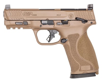 Smith & Wesson M&P10 M2.0 FDE 10mm 4" Barrel 15-Rounds Optics Ready - $539.99 + Free Shipping 