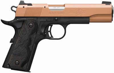 Browning 1911-22 Black Label Full Size 22LR 4.25" 10rd Semi-Auto Pistol - Copper - $399.99 