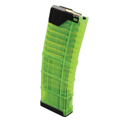 Lancer Systems L5AWM 30rd 5.56x45mm/.223 Rem Magazine, Translucent Alien Green - $6.99 