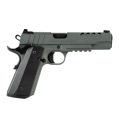 Tisas Night Stalker 5" 8rd 10mm Pistol, Platinum Gray - 10100540 - $449.99 