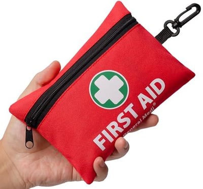 General Medi Mini First Aid Kit, 110 Piece Small First Aid Kit - Includes Emergency Foil Blanket, Scissors ... - $6.83 + FREE Shipping