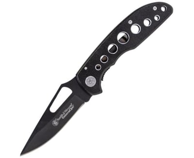 Smith & Wesson Extreme Ops 3.25" Folding Black Drop Point - $7.59 