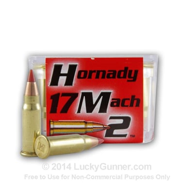 17 Hornady Mach 2 (HM2) - 17 gr V-MAX - Hornady - 50 Rounds - $8.75