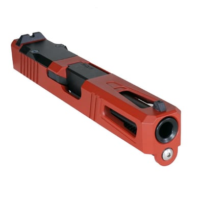 Complete Assembled Red Mercury Precision Cerakote Ported Slide for Glock 19 - Choose Your Barrel - $249.99 - Free Ship 