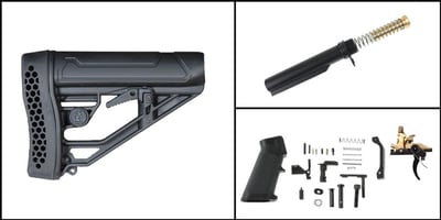 Finish Your Lower Kit: FosTecH Echo Sport Binary Trigger for the AR-15 Platform + Mil-Spec Buffer Kit + AR-15 Carbine Recoil Buffer + KAK AR-15 "Lite" Lower Parts Kit + Adaptive Tactical AR-15 EX Performance Adjustable Stock - $349.99 (FREE S/H over $120)