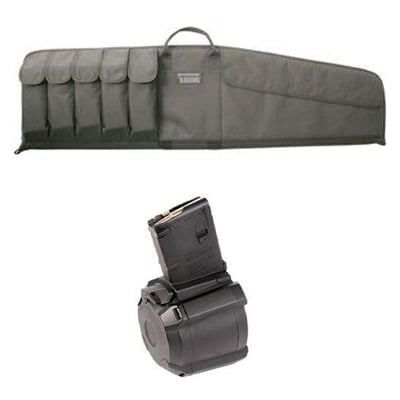 Magpul PMAG D-60 Round Magazine AR/M4 5.56x45 & Sportster Tactical Rifle Case - $99.99 