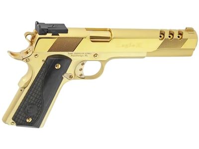 Iver Johnson Eagle Semi-Automatic Pistol 10mm Auto 6" Barrel 8-Round Gold Black - $1760.00 + Free Shipping