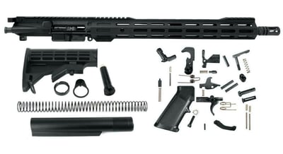 RTB Rifle Build Kit - 5.56 16" Complete Upper Receiver M4 6-Positon Stock Kit XTS LPK - $315.03