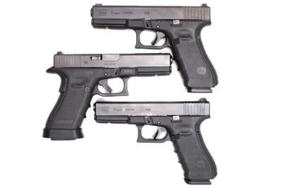 Glock 17 Gen4 9mm Police Trade-In Pistols with Two Magazines - $379.99 (Free S/H on Firearms)