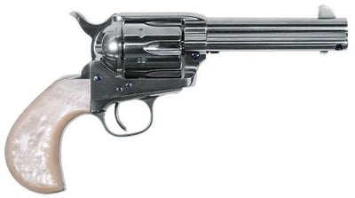 Uberti Doc 1873 Single Action Cattleman New Model, .45 Colt, 4.75", Nickel-Plated - $750 