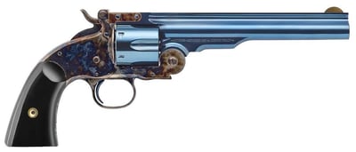 Uberti 1875 No. 3 2nd Model Top-Break Outlaws & Lawmen "Schofield Hardin" .45 Colt 7" Bbl C/H Frame Blued Revolver - $1499 (FREE Shipping over $50)