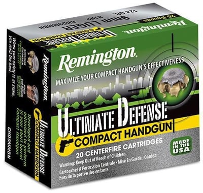 Remington Ultimate Defense .357 Mag Ammunition 125 Grain Brass JHP 20 Rounds - $19.99