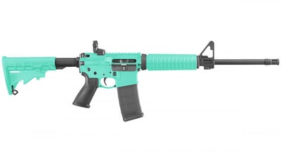 Ruger AR-556 5.56mm NATO Semi-Auto Rifle with Robins Egg Blue Cerakote Finish - $734.84