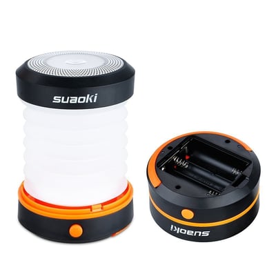 Suaoki Camping Lantern Led Light Flashlight Powered By 3AA Batteries Collapsible - $5.98 + Free S/H over $25 (LD) (Free S/H over $25)