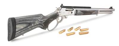 Marlin 1895 SBL Gray/Stainless .45-70 GOV 19.1" Barrel 6-Rounds Tritium Fiber Optic Front Sight - $1499.99 ($9.99 S/H on Firearms / $12.99 Flat Rate S/H on ammo)