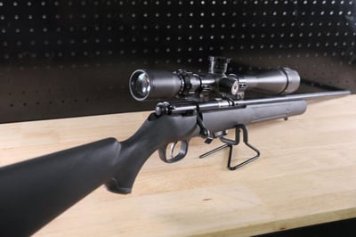 USED SAVAGE ARMS MODEL 93R17 17 HMR WITH SCOPE - $199 (FREE Shipping over $50)