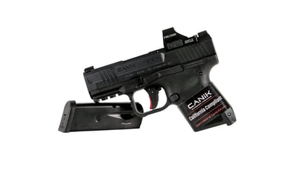 Canik CA Mete MC9 9mm 3.1" 10rd OR Semi-Auto CA Compliant Pistol w/ Holosun 407K-X2 Red Dot - Black - 28133 - $699 (FREE Shipping over $50)