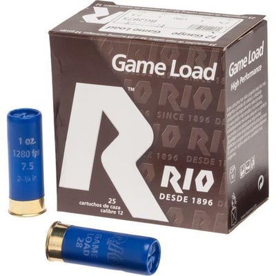Rio Game Load 12 Gauge 2-3/4" Shotshells 25 Rd - $6.53