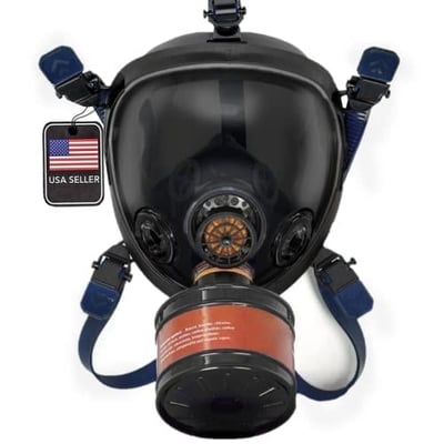 Parcil Distribution ST-100X Smoke Black Full Face Respirator - $69.98 + FREE Shipping