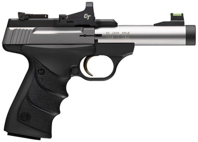 Browning Buck Mark Micro Bull Stainless .22 LR 4" Barrel 10-Rounds w/ Crimson Trace Red Dot - $429.99 