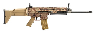 FN SCAR 16S NRCH 556 Nato 16" Barrel Chocolate Chip Camo 16 Light 38-101699-02 - GUNPRIME % - $2699.69 