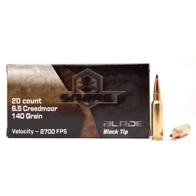AAC "Sabre Blade Black Tip" 6.5 Creedmoor 140 Grain 20rd Box Ammunition - $19.99