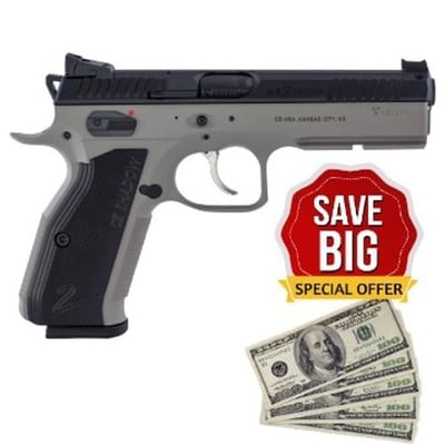 CZ Shadow 2 9mm Luger 4.9in Urban Grey Semi Automatic Pistol - 17+1 Rounds