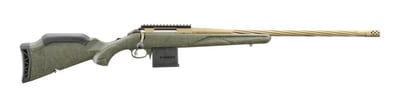 Ruger American Predator Rifle Gen II Green Splatter / Bronze 6MM ARC 22" Barrel 10-Rounds - $503.99 ($9.99 S/H on Firearms / $12.99 Flat Rate S/H on ammo)